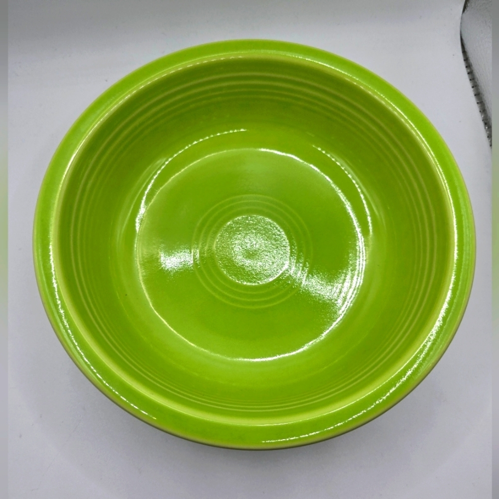 VINTAGE FIESTAWARE Lime 7 inch BOWLS BY HOMER LAUGHLIN MADE IN USA
